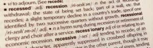 recession, defined
