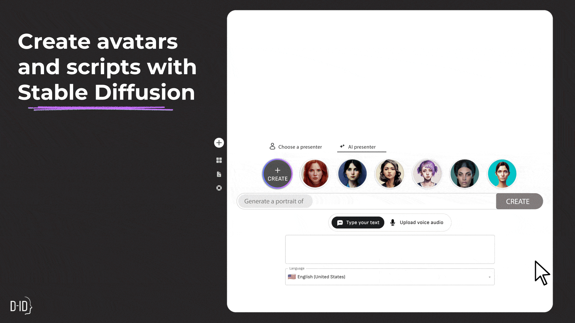Create new avatars with stable diffusion