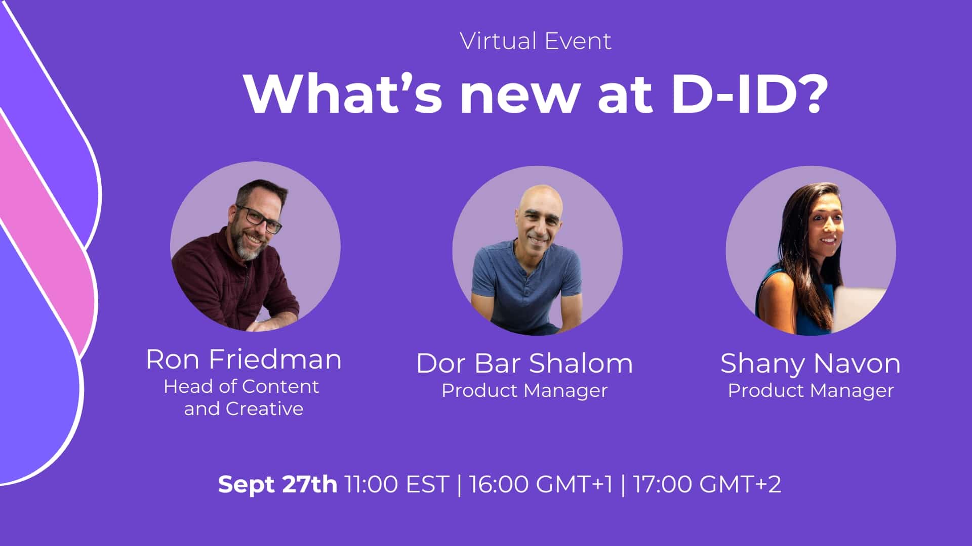 What's new at D-ID webinar