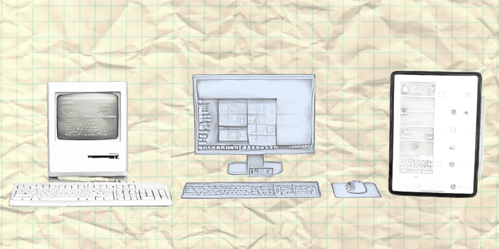 Showcasing legacy user-computer interfaces